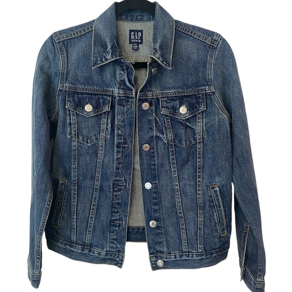 🆕NWOT Gap Icon Denim Jacket Womens Size XS - Picture 2 of 10